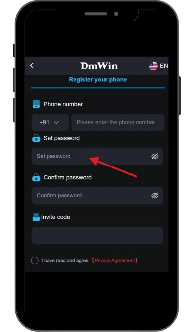 Create password